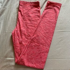 Pink workout leggings